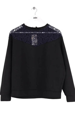 Sweatshirt Maje Noir en Synthétique, taille L - Seconde Main