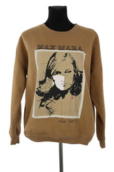 Sweatshirt Max Mara Camel en Coton, taille M - Seconde Main