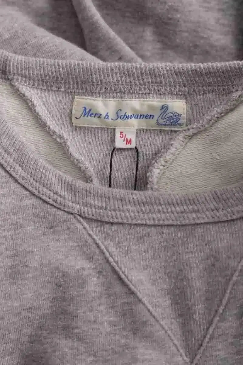 Sweatshirt Merz b. Schwanen Gris en Coton
