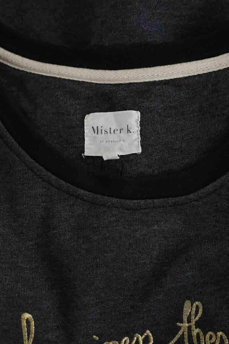 Sweatshirt Mister K Gris en Coton