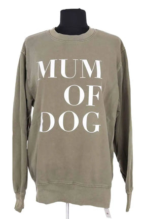 Sweatshirt Mum Of Kaki en Coton, taille M - Seconde Main