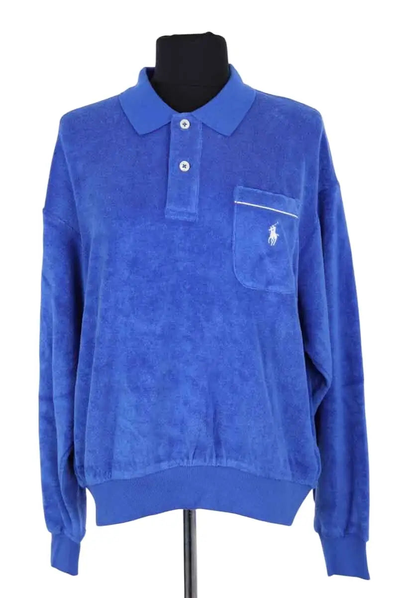Sweatshirt Ralph Lauren Bleu en Coton, taille M - Seconde Main