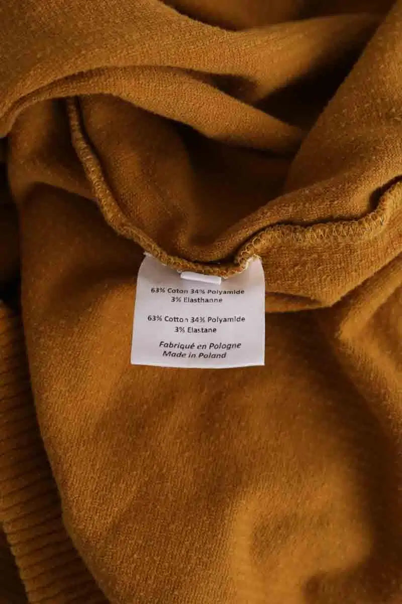 Sweatshirt Roseanna Jaune en Coton