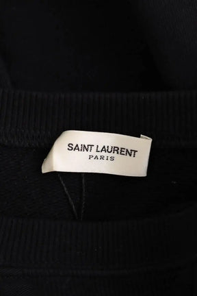 Sweatshirt Saint Laurent Noir en Coton