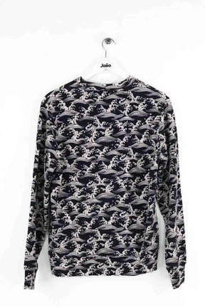 Sweatshirt Sandro Bleu en Coton