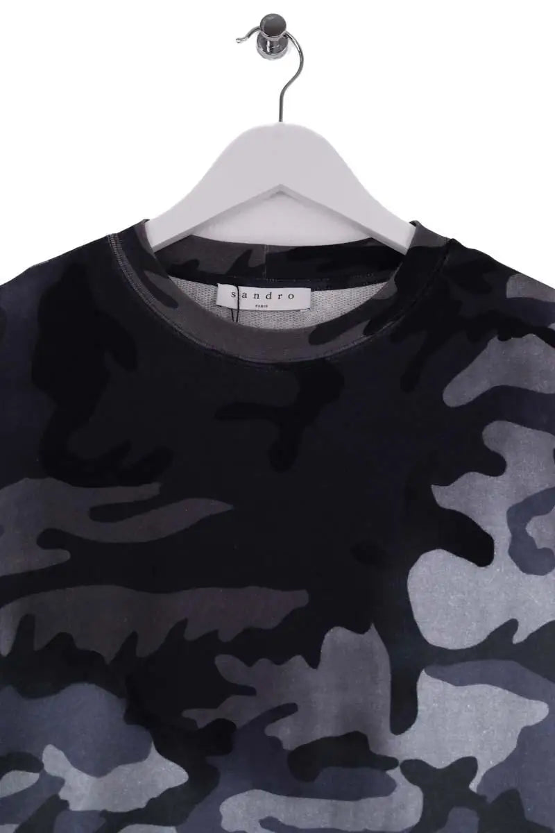 Sweatshirt Sandro Gris en Coton
