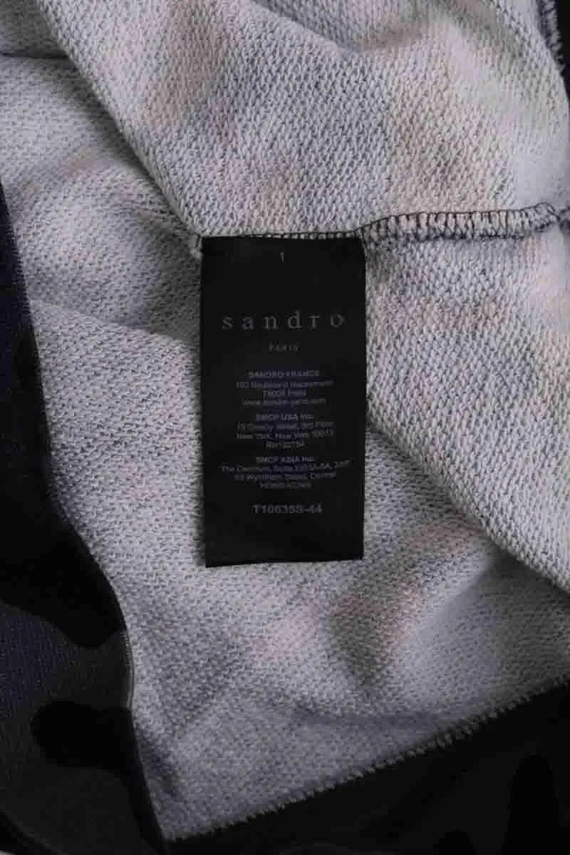 Sweatshirt Sandro Gris en Coton