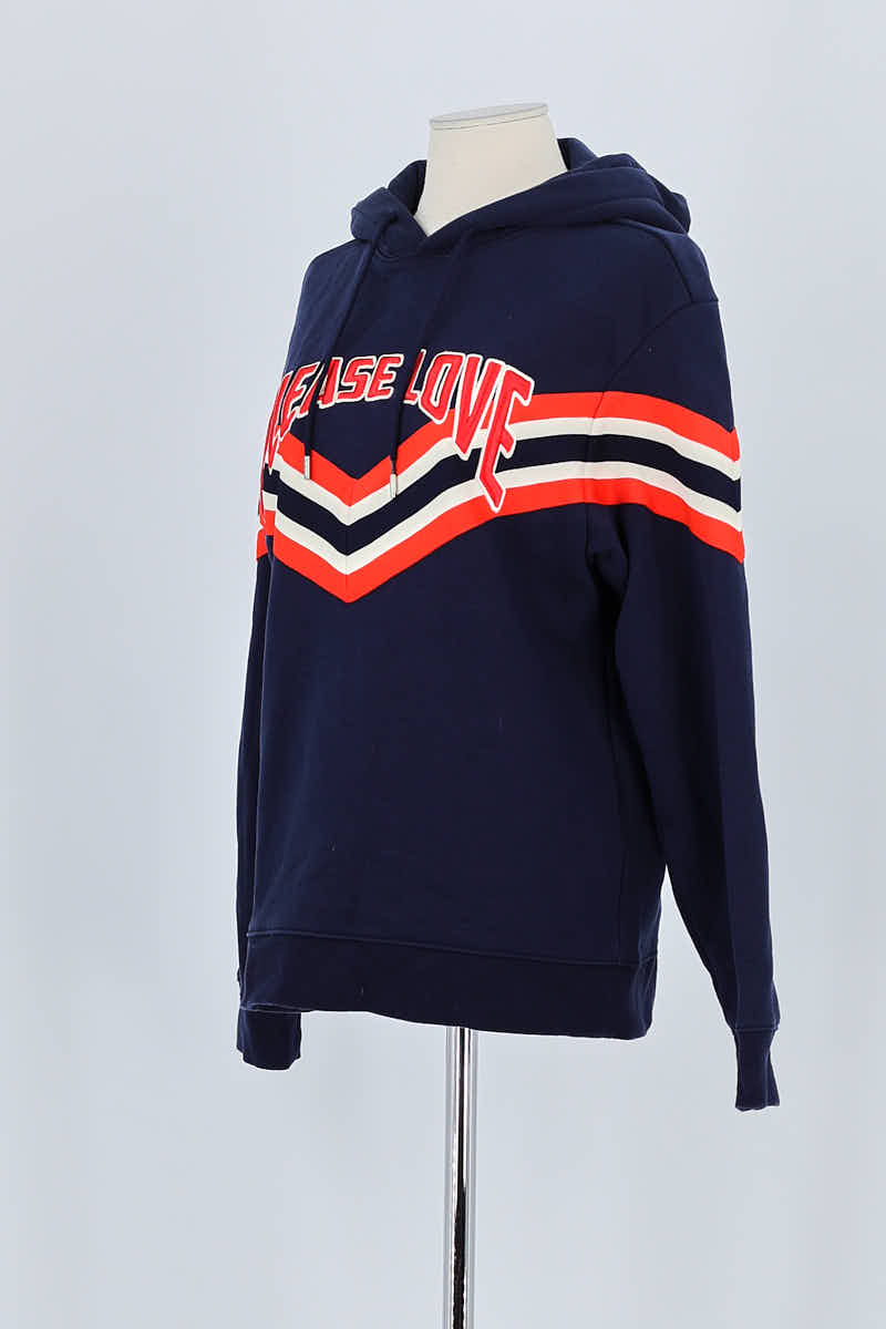 Sweatshirt Sandro Marine en Coton