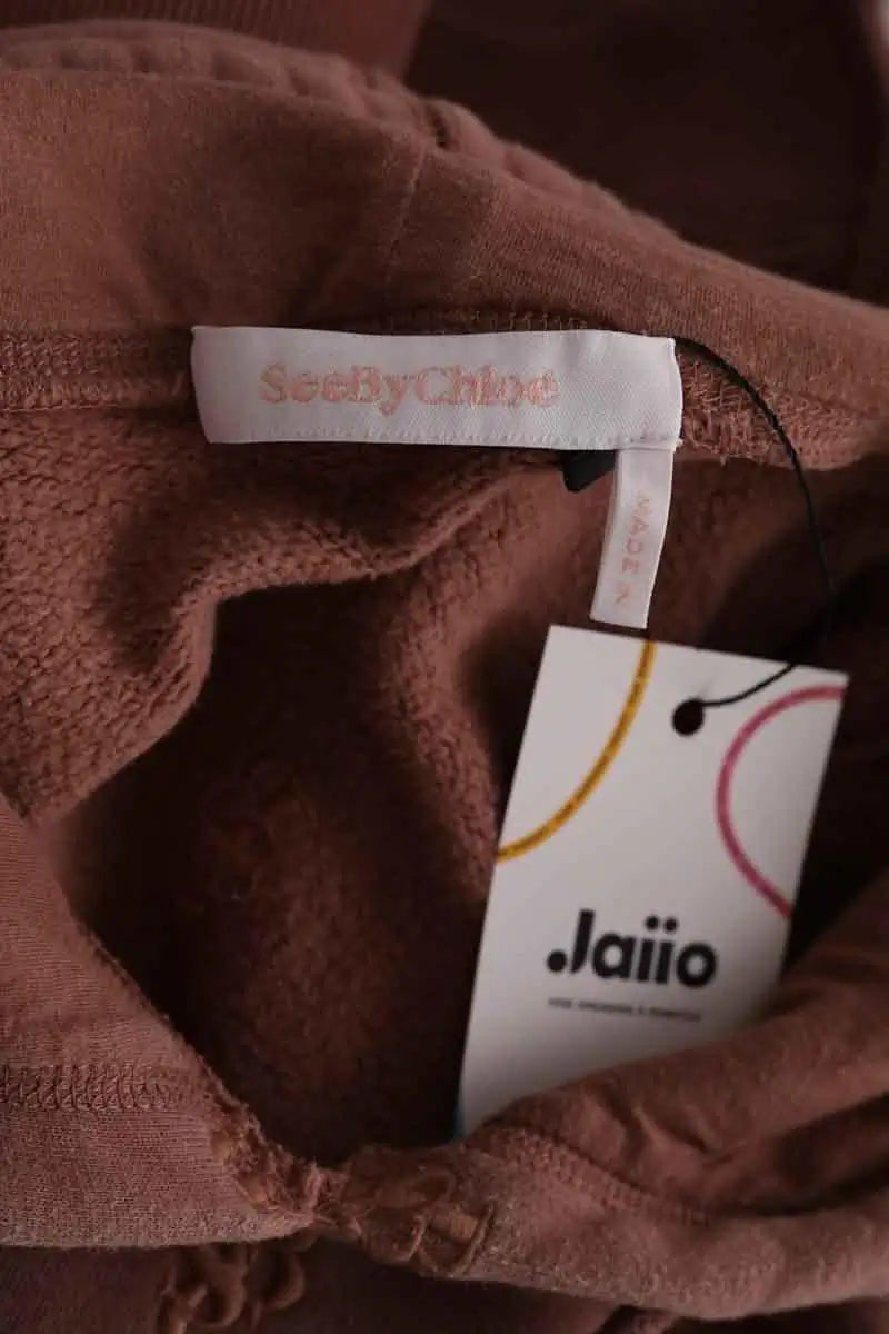 Sweatshirt See By Chloé Rose en Coton