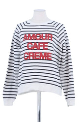 Sweatshirt Sézane Blanc en Coton, taille M - Seconde Main