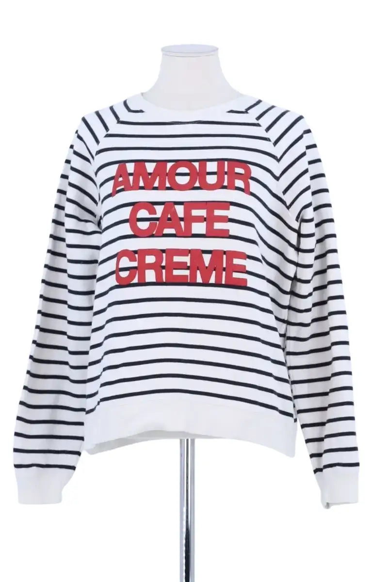 Sweatshirt Sézane Blanc en Coton, taille M - Seconde Main