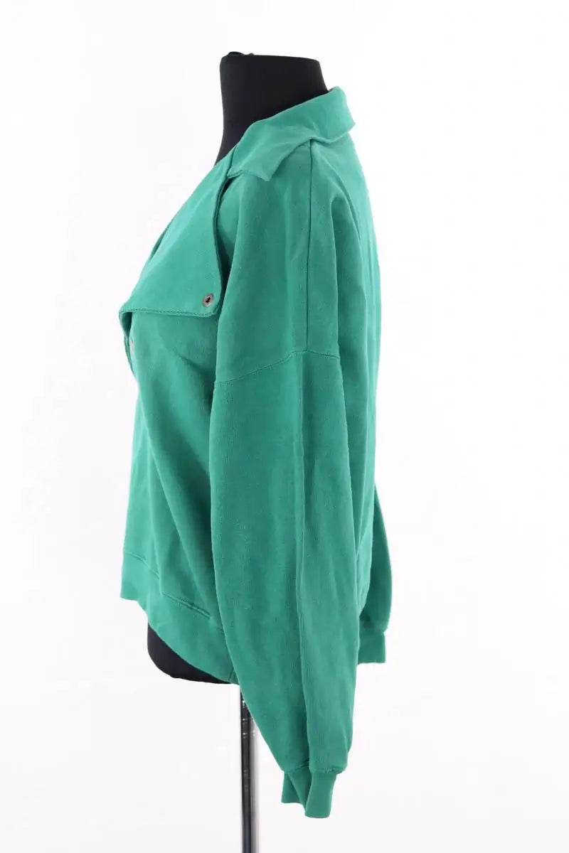Sweatshirt Sézane Vert en Coton
