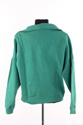 Sweatshirt Sézane Vert en Coton