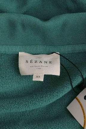 Sweatshirt Sézane Vert en Coton