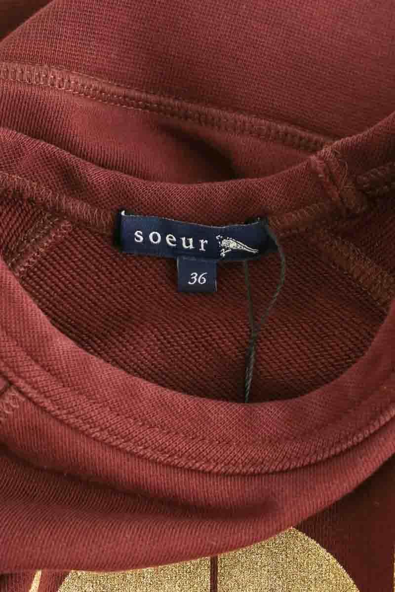 Sweatshirt Soeur Marron en Coton