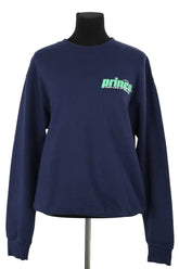 Sweatshirt Sporty & Rich Bleu en Coton, taille S - Seconde Main