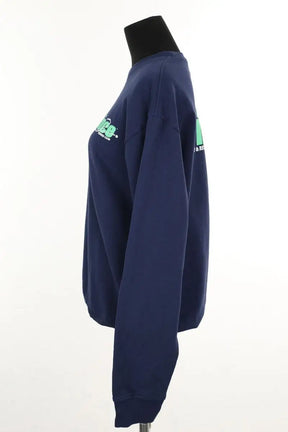 Sweatshirt Sporty & Rich Bleu en Coton