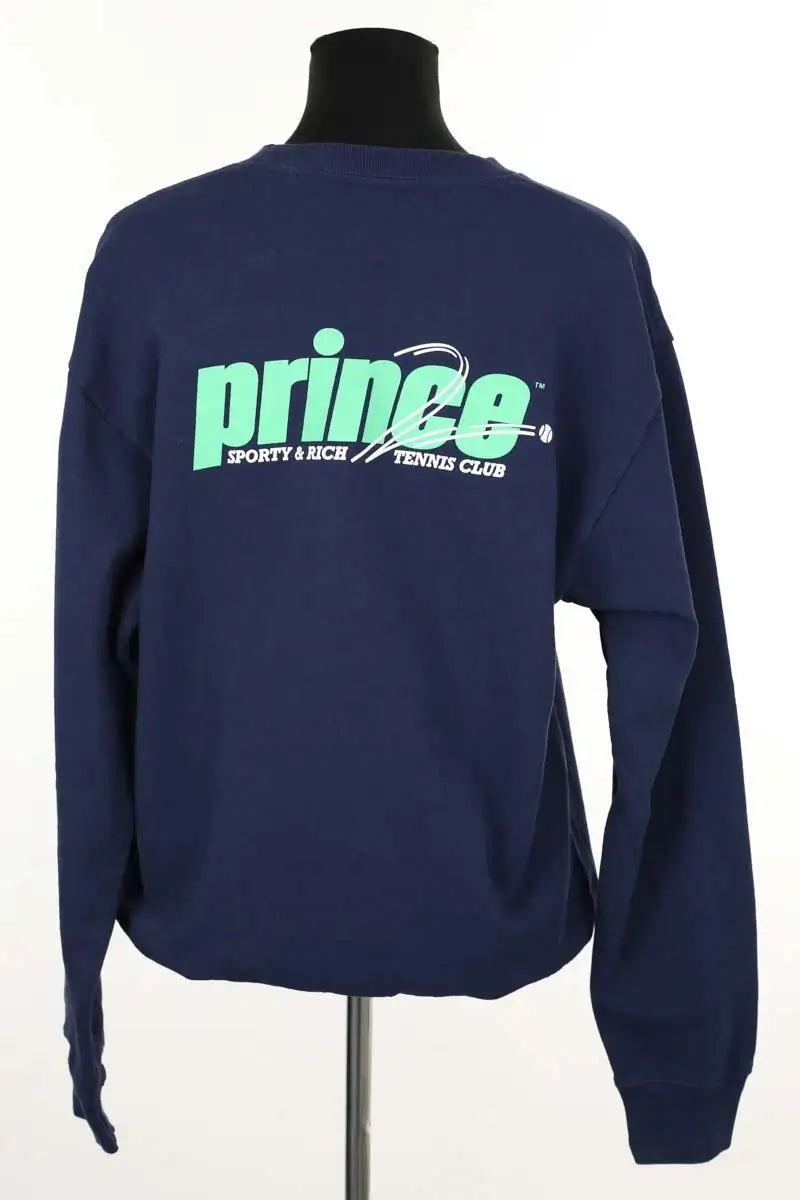 Sweatshirt Sporty & Rich Bleu en Coton