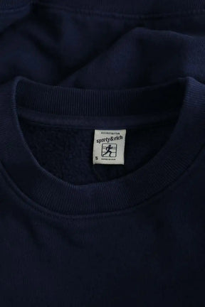 Sweatshirt Sporty & Rich Bleu en Coton