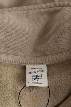 Sweatshirt Sporty & Rich Camel en Coton