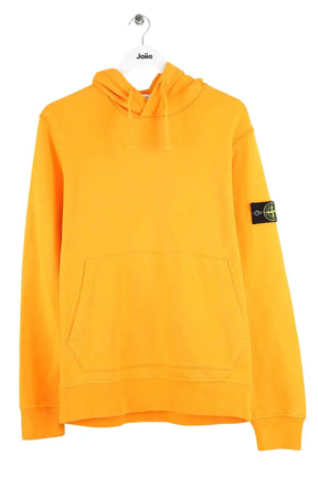 Sweatshirt Stone Island Orange en Coton, taille L - Seconde Main