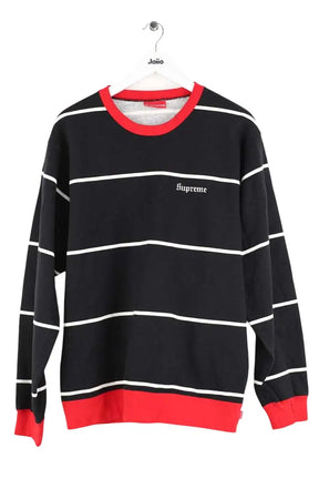 Sweatshirt Supreme Noir en Coton, taille L - Seconde Main