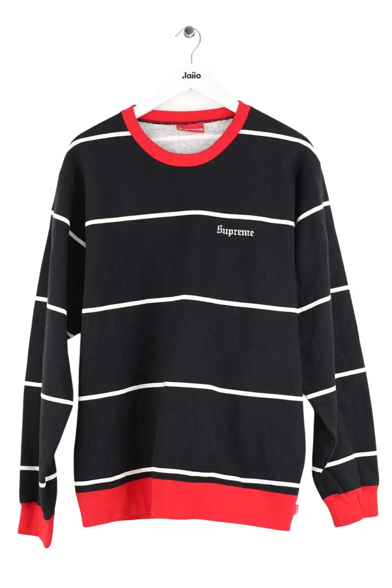 Sweatshirt Supreme Noir en Coton, taille L - Seconde Main