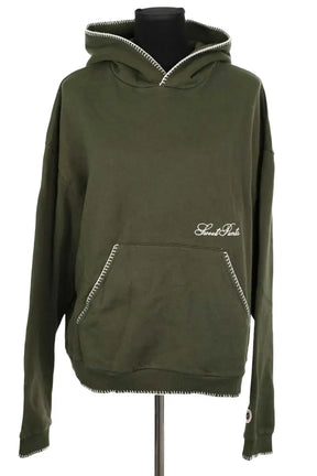 Sweatshirt Sweet Pants Leaf Kaki en Coton, taille S - Seconde Main