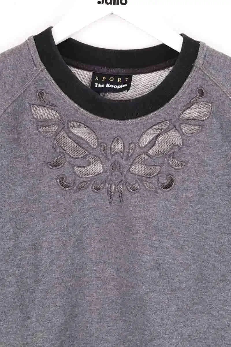 Sweatshirt The Kooples Gris en Coton