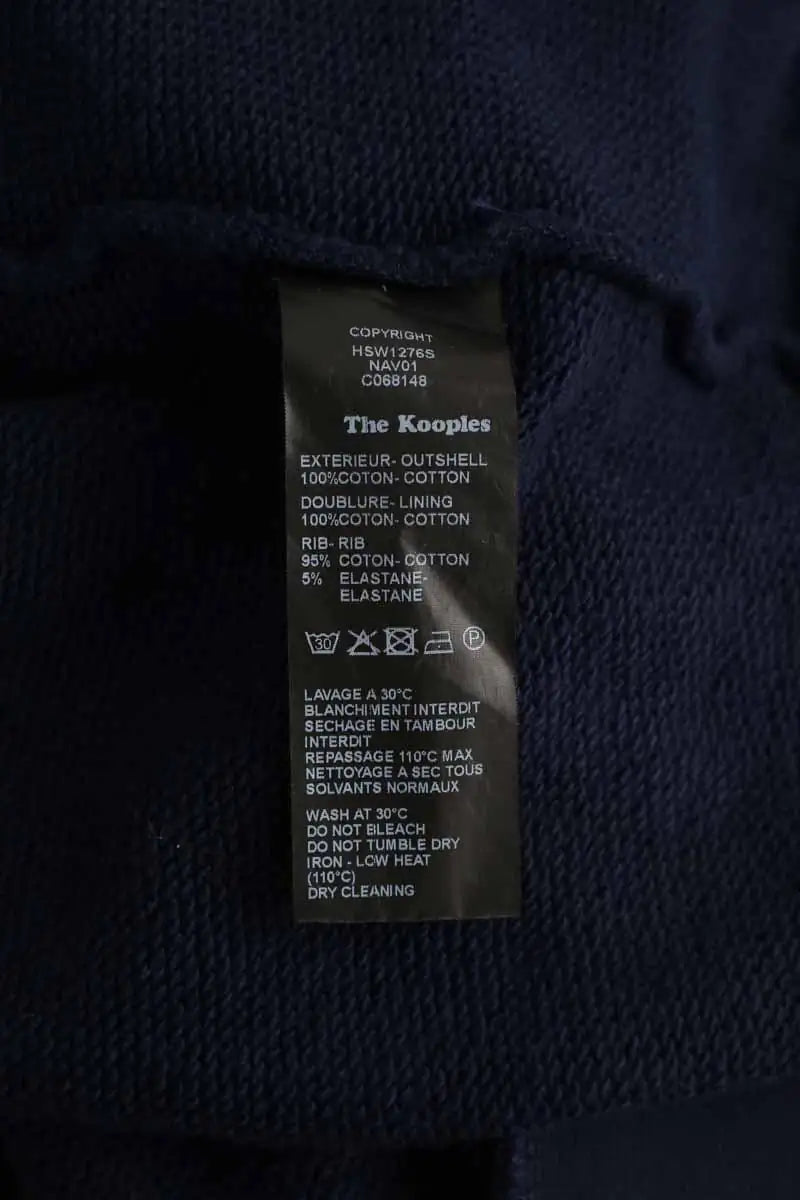 Sweatshirt The Kooples Marine en Coton