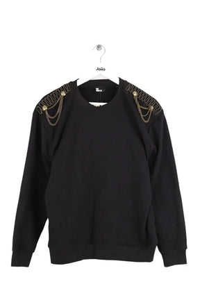 Sweatshirt The Kooples Noir en Coton, taille M - Seconde Main