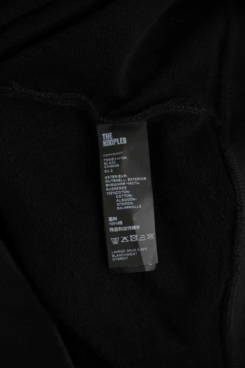 Sweatshirt The Kooples Noir en Coton