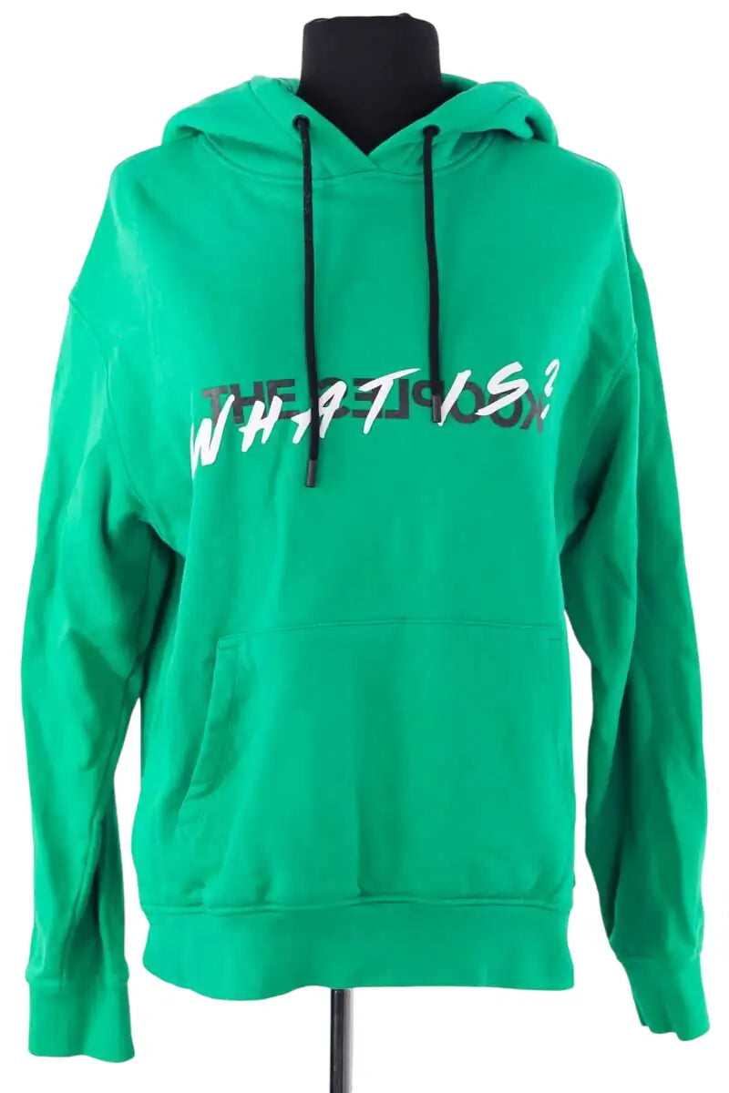 Sweatshirt The Kooples Vert en Coton, taille S - Seconde Main