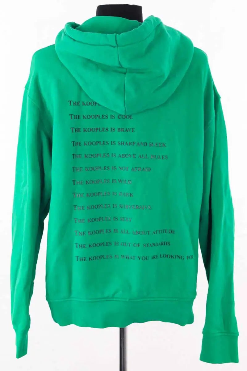 Sweatshirt The Kooples Vert en Coton