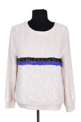 Sweatshirt Vanessa Bruno Blanc en Synthétique, taille S - Seconde Main