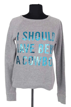 Sweatshirt Zadig & Voltaire Gris en Coton, taille XS - Seconde Main