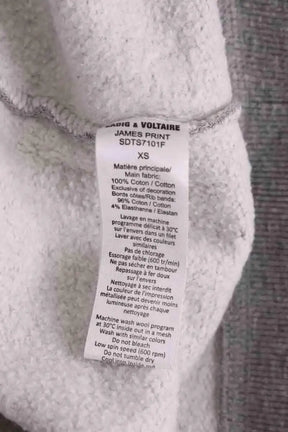 Sweatshirt Zadig & Voltaire Gris en Coton