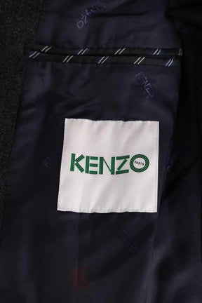Manteau Kenzo Marine en Synthétique