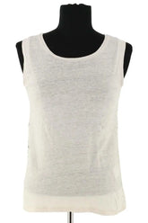 Top sans manche Sandro Rose en Coton, taille S - Seconde Main