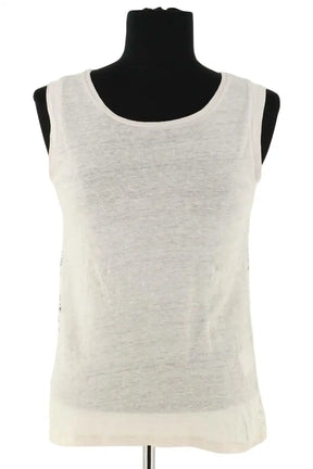 Top sans manche Sandro Rose en Coton, taille S - Seconde Main