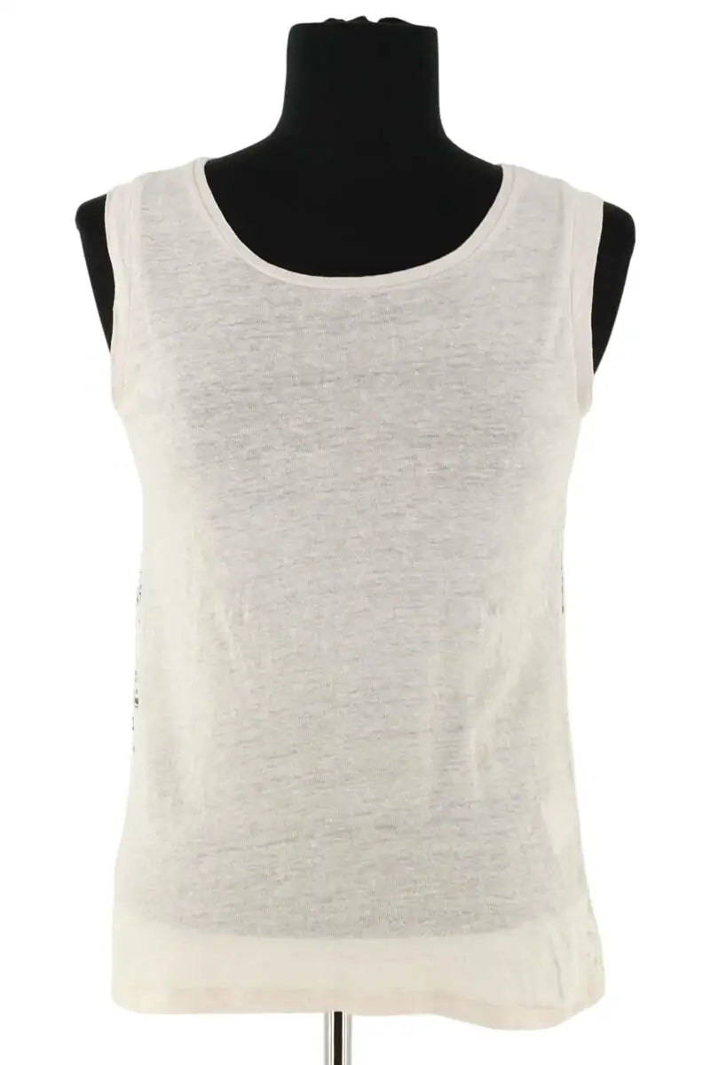 Top sans manche Sandro Rose en Coton, taille S - Seconde Main