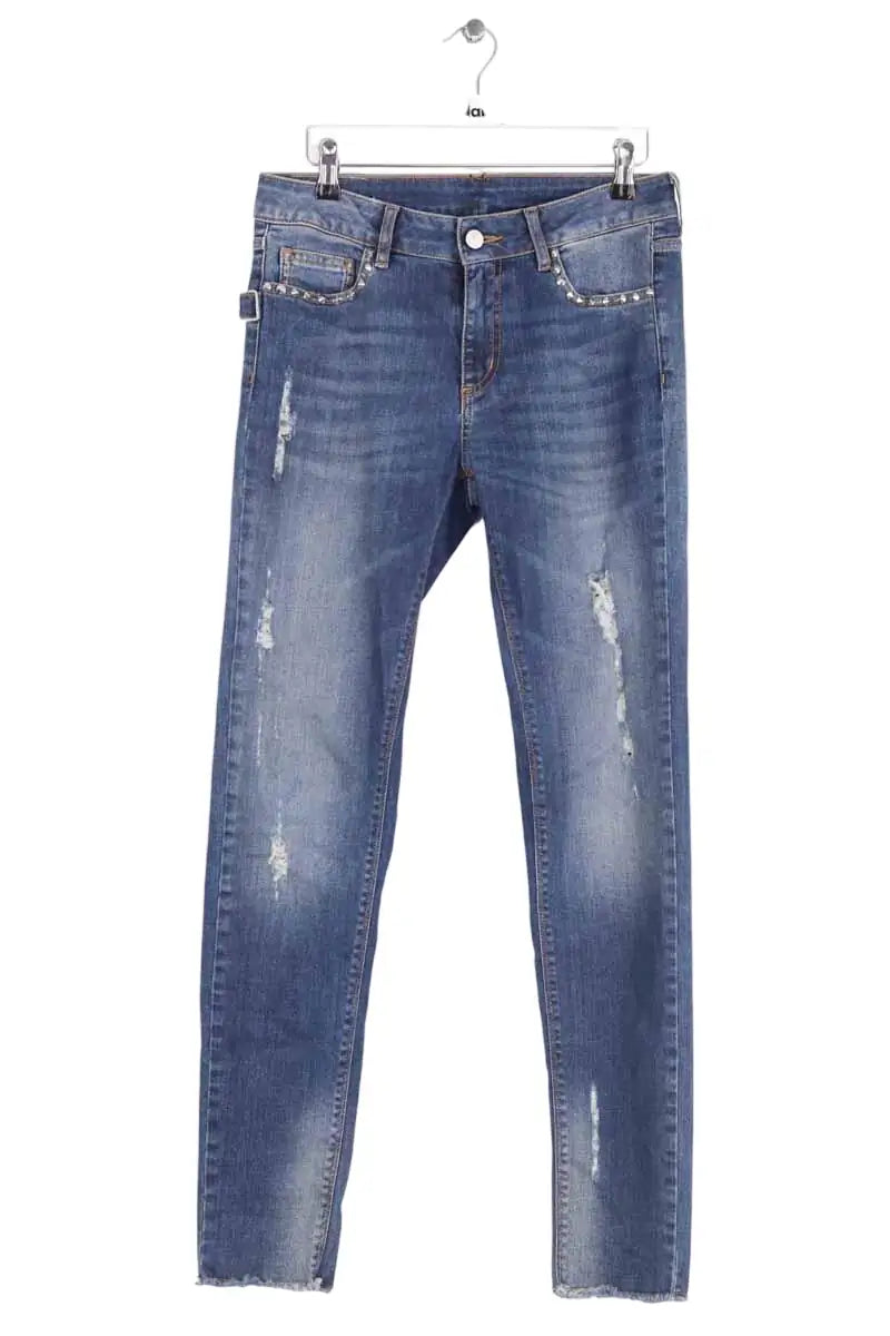 Jean slim Zadig & Voltaire Bleu en Coton, taille XS - Seconde Main