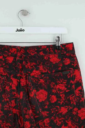 Bermuda Saint Laurent Rouge en Coton