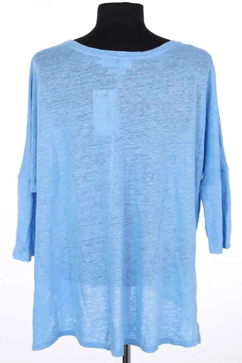 T-shirt à manches longues Notshy Bleu en Cachemire