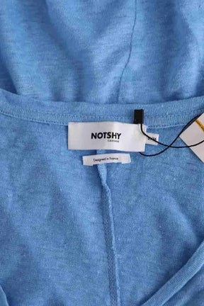 T-shirt à manches longues Notshy Bleu en Cachemire