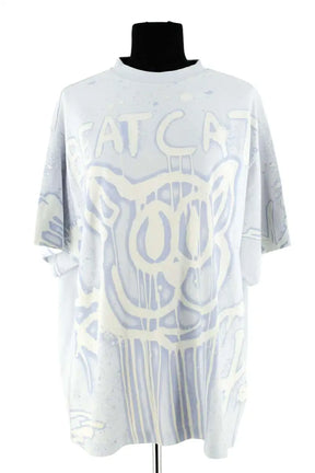 T-shirt Acne Studios Bleu en Coton, taille M - Seconde Main