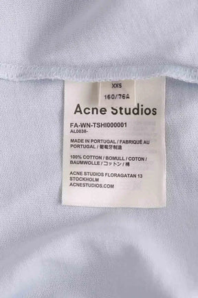 T-shirt Acne Studios Bleu en Coton