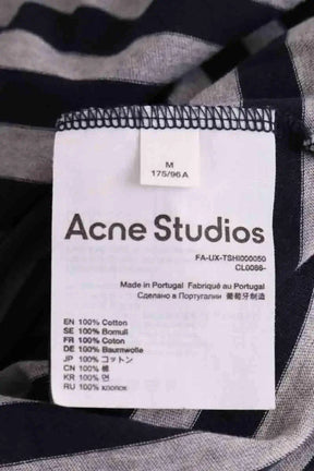 T-shirt Acne Studios Gris en Coton