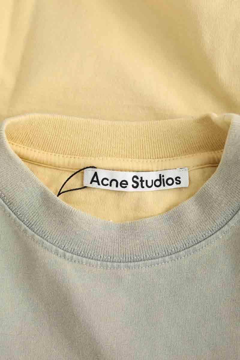 T-shirt Acne Studios Jaune en Coton
