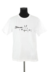 T-shirt Agnès B. Blanc en Coton, taille S - Seconde Main
